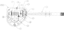 Page D Diagram and Parts List for 31AE633E401 1999 Yard Man Snow Blower